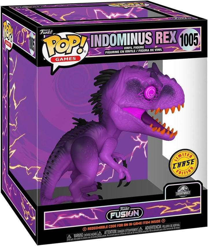 Funko POP. Super: Fusion - Indominus Rex - 1/6 Quote Für Seltene Chase-Variante - Jurassic Park- Vin