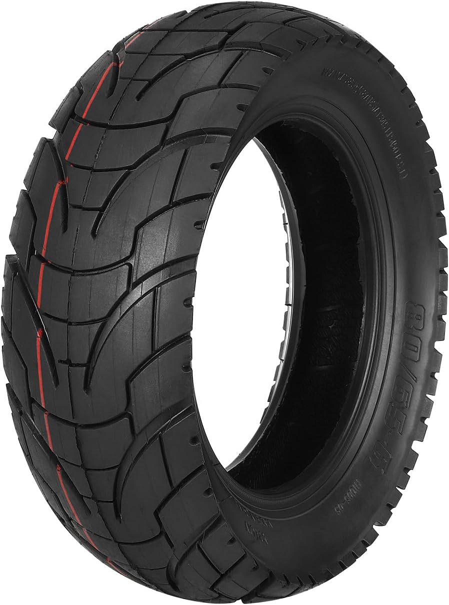 80/65-6 Strassenreifen Verdickter 10-Zoll-Luftreifen für Kukirin G2 MAX,Kukirin G3 Pro,Kugoo M4/M4 P
