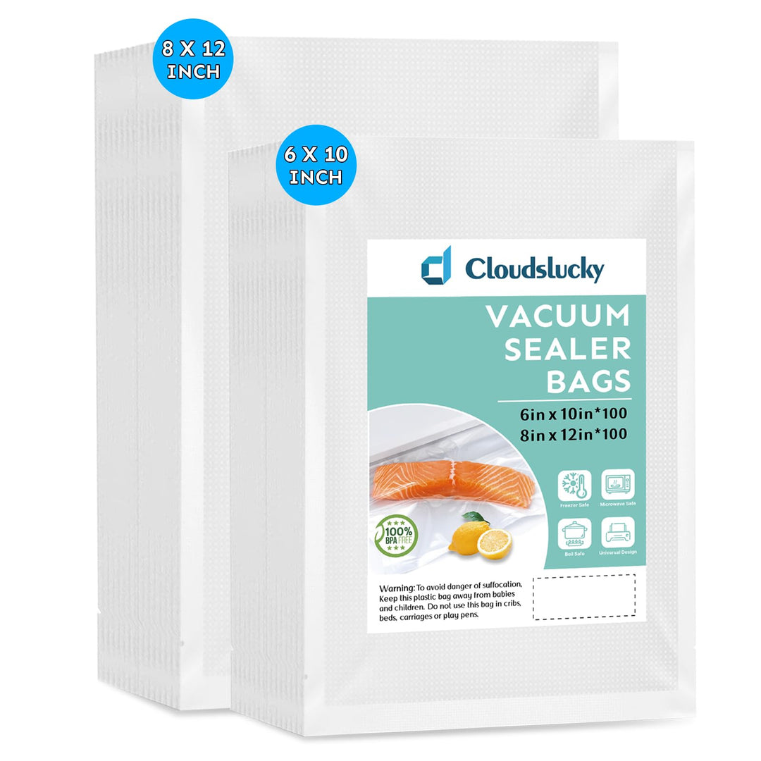 Vakuumierbeutel Lebensmittel 200 Stück 15x25cm&20×30cm Vakuumbeutel Gefrierbeutel Profi-beutel für a