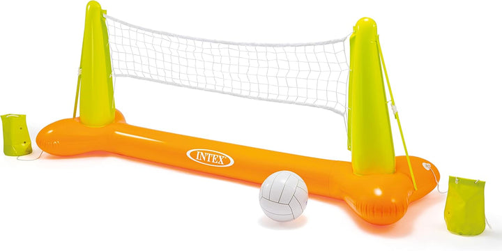 Intex Fun Goals Game - Aufblasbares Wasserballspiel - Wasserballnetz - 140 x 89 x 81 cm & Pool Volle