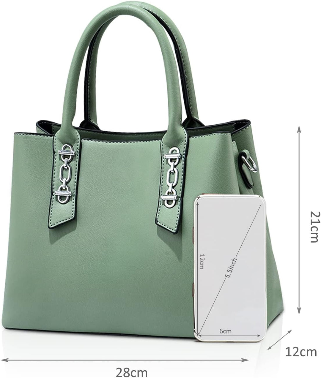 NICOLE & DORIS Henkeltasche Damen Umhängetasche Einfach Elegante Handtasche Stilvolle Schultertasche