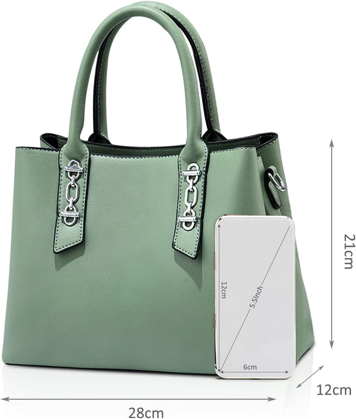 NICOLE & DORIS Henkeltasche Damen Umhängetasche Einfach Elegante Handtasche Stilvolle Schultertasche