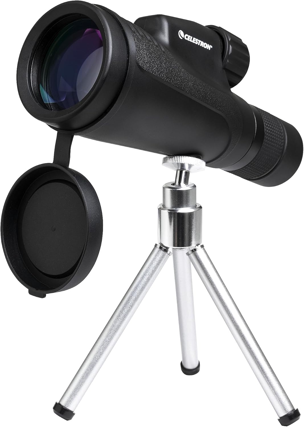 Celestron 72373 Outland X 10-30x50mm Waterproof Monocular with Tripod, Cleaning Cloth, Eyepiece Cove