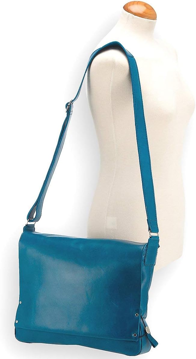 Harolds Jil Kuriertasche aus Leder 36 cm braun