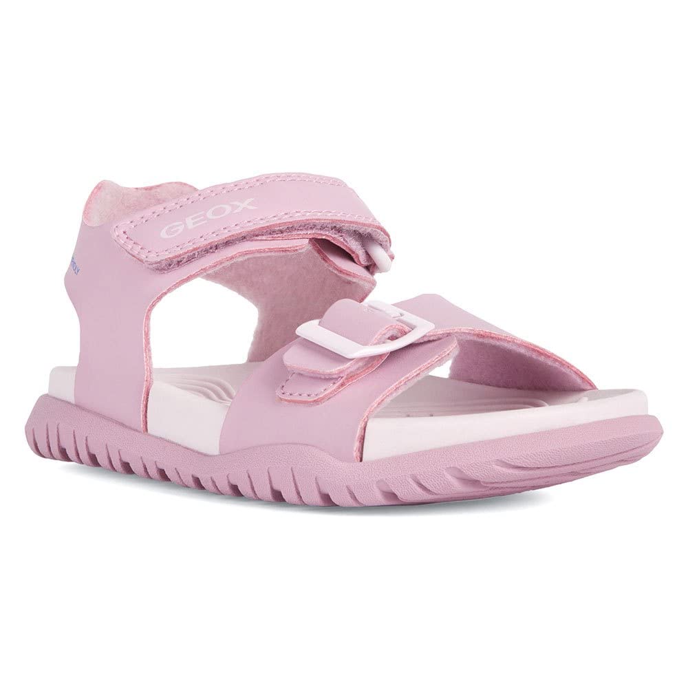 Geox Mädchen J Fommiex Gir Sandal 28 EU Dk Pink Lt Lilac, 28 EU Dk Pink Lt Lilac