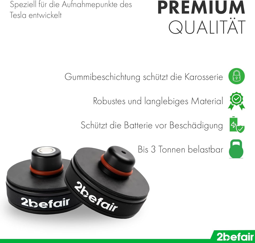 2befair Wagenheber Pad Jack Pad Gummiauflage Aufnahmepunkt Hebepunkt Adapter Unterlage Kompatibel fü