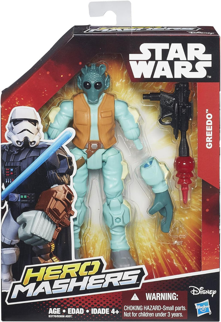 Hasbro B3770 - Star Wars - Hero Mashers - 15 cm Action Spielfigur - Greedo [UK Import]