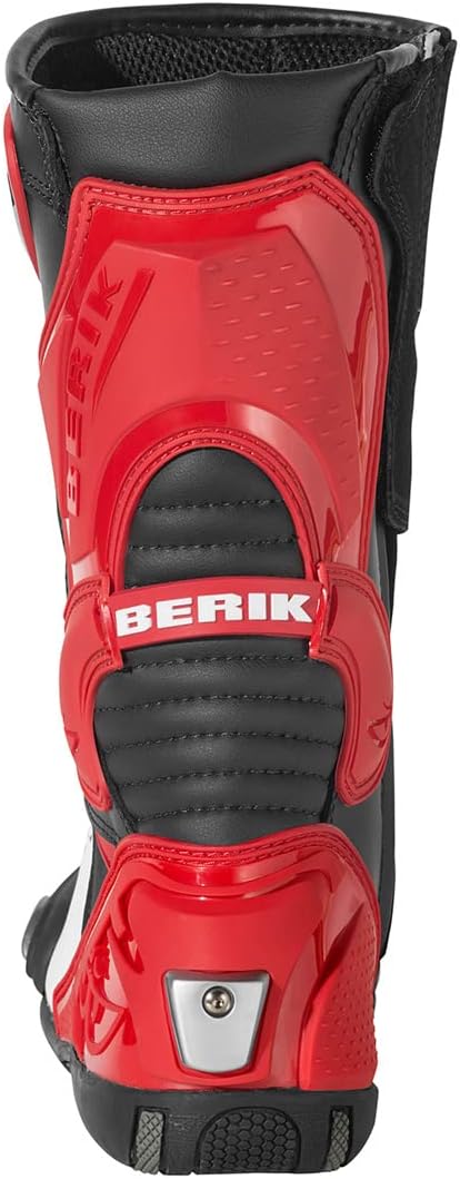 Berik Losail Motorradstiefel, rot, 47 47 EU Rot, 47 EU Rot