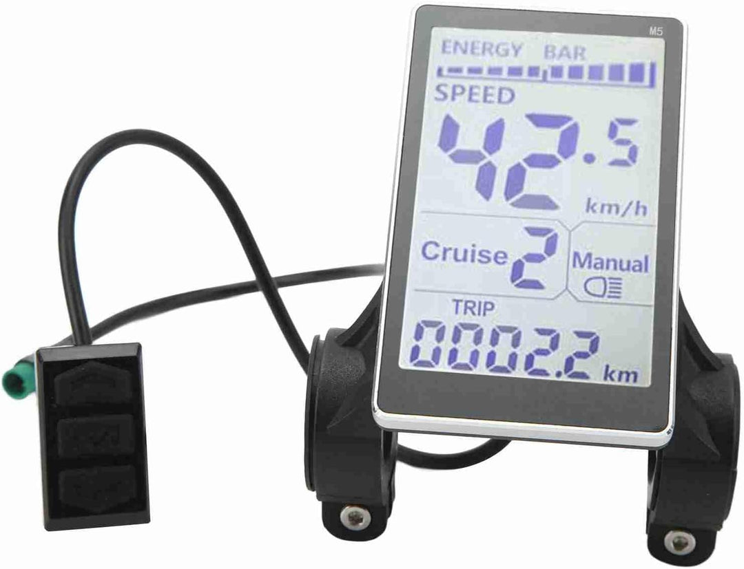 Alomejor Wasserdichtes LCD-Display f¨¹r Elektrofahrr?der, Ersatzpanel f¨¹r Scooter, 500C-kompatibel,