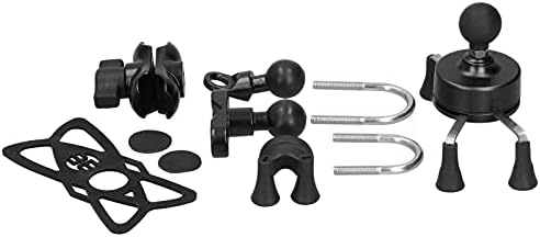 aqxreight Handyhalter, Handyhalter X-Grip Lenkermodifikation Universal mit 13 Zubehörteilen für IOS