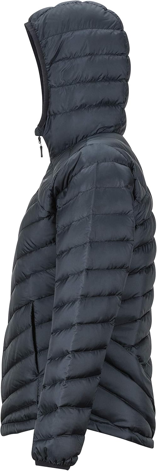 Marmot Damen Wm's Highlander Hoody New, Ultra-leichte Daunenjacke S Schwarz, S Schwarz