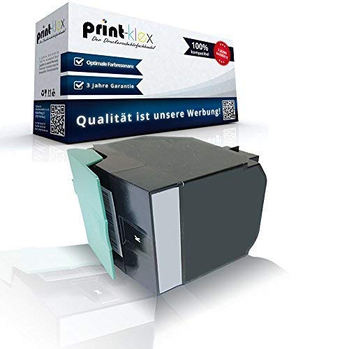 Print-Klex Tonerkartusche kompatibel für Lexmark CX317 CX317dn CX417de CX517de 71B20K0 71B0010 Schwa