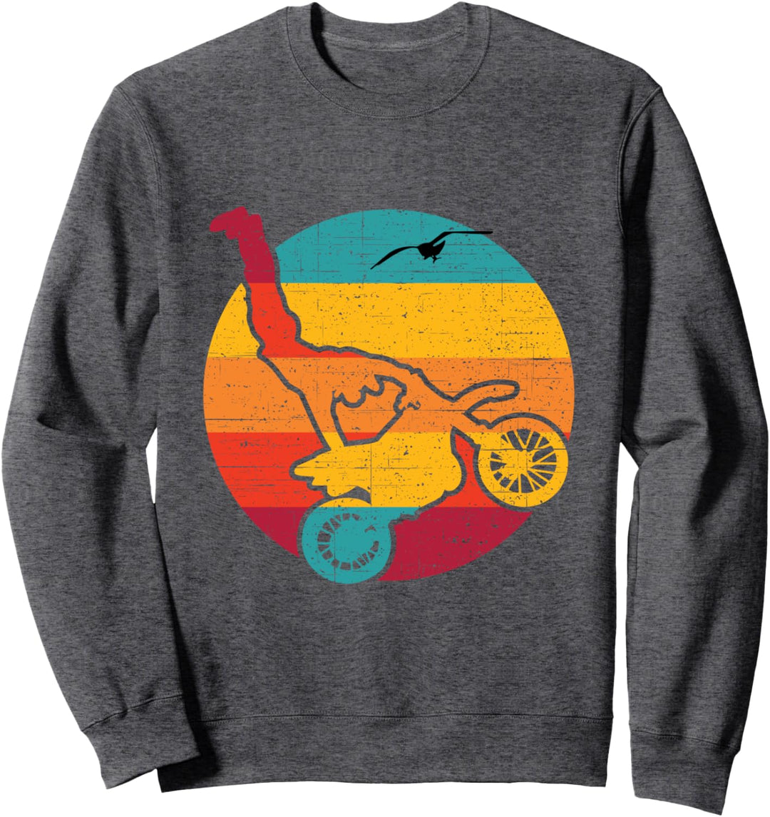 Dirt Bike Motocross Motorrad Jungen Männer Sweatshirt