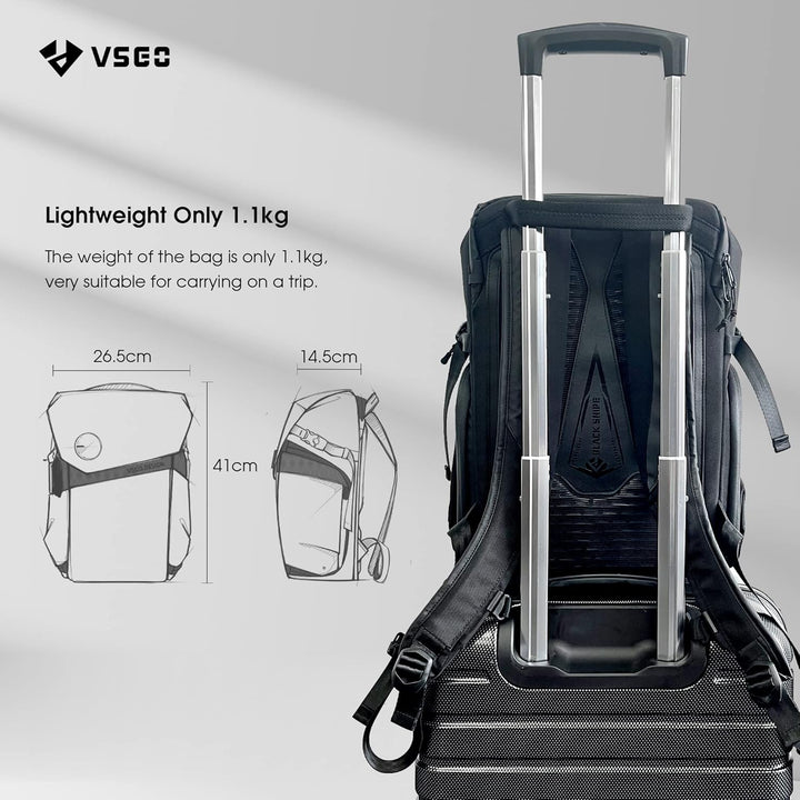 VSGO Kamerarucksack 16L Professionelle DSLR/SLR Fototasche Kompatibel für Sony Canon Nikon Kamera, D