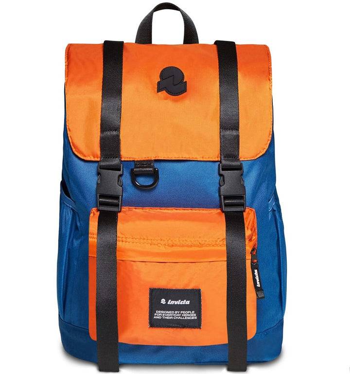 INVICTA CHAT COLORBLOCK LEGACY, Rucksack aus nachhaltigem Stoff, Praktisch & Unisex, Leicht, kompakt