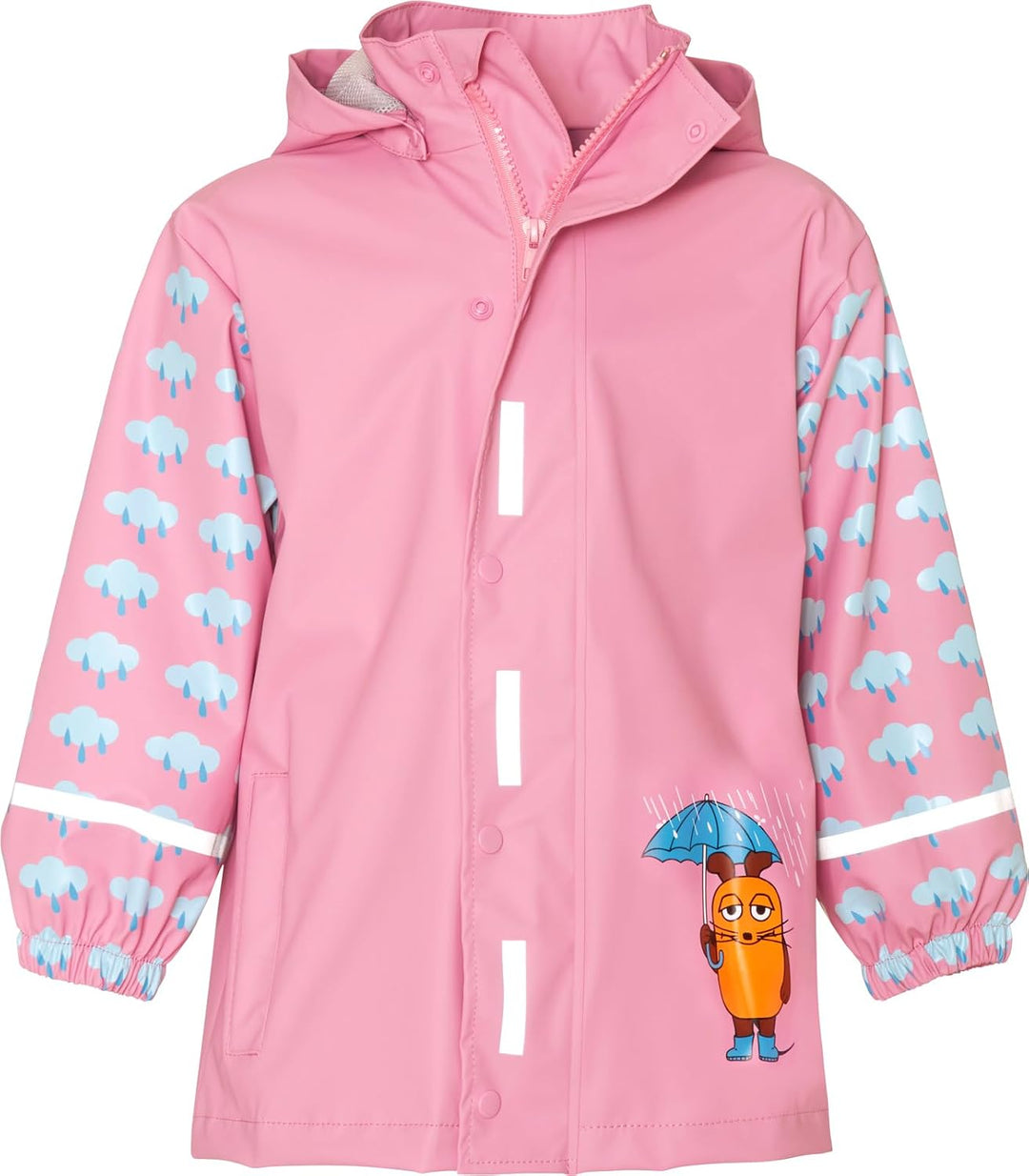 Playshoes Unisex Kinder Regenjacke Wind-und wasserdicht Regenmantel Regenbekleidung 98 rosa Die Maus