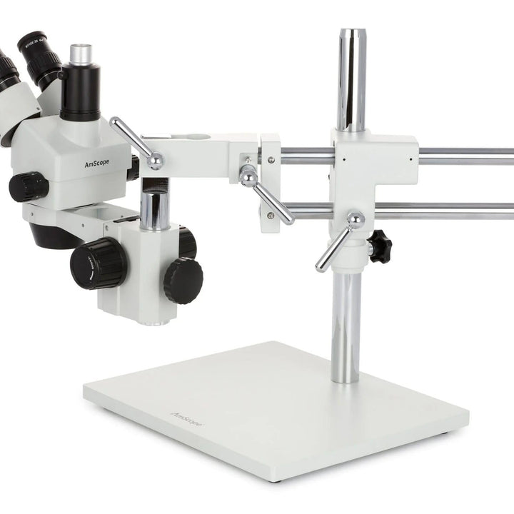 AmScope SM-4T-80S-M Trinokulares Stereomikroskop mit 80-LED-Licht und 1.3 MP USB-Digitalkamera, 7X-4