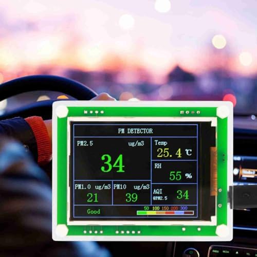 Luftqualitätsmonitor, Formaldehyddetektor, tragbarer multifunktionaler digitaler PM2.5-Luftqualitäts