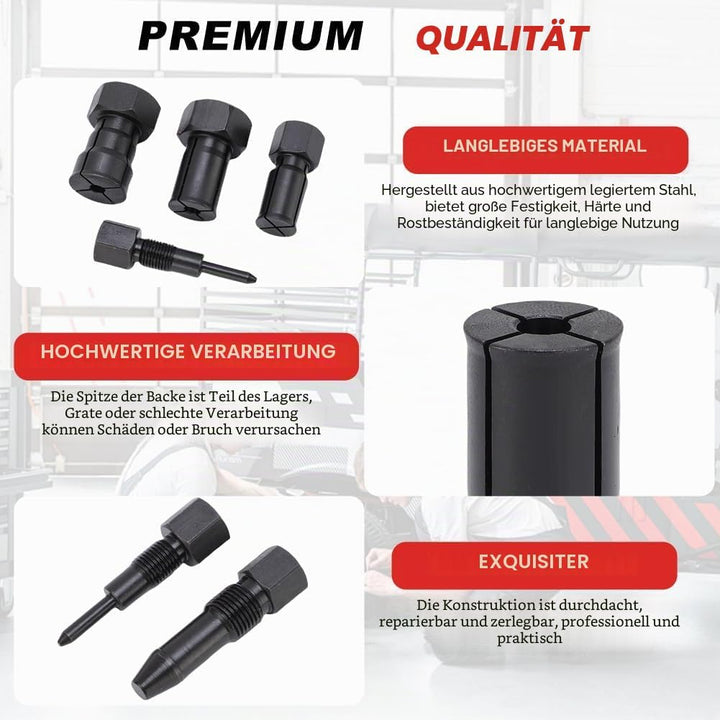 10pcs Motorrad Innenlager Abzieher Set, 8-25mm Innenlager Abzieher Set Innenabzieher Lager Radlager