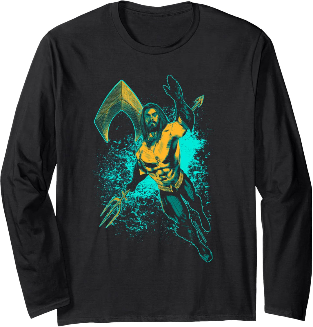Aquaman Movie Make a Splash Langarmshirt