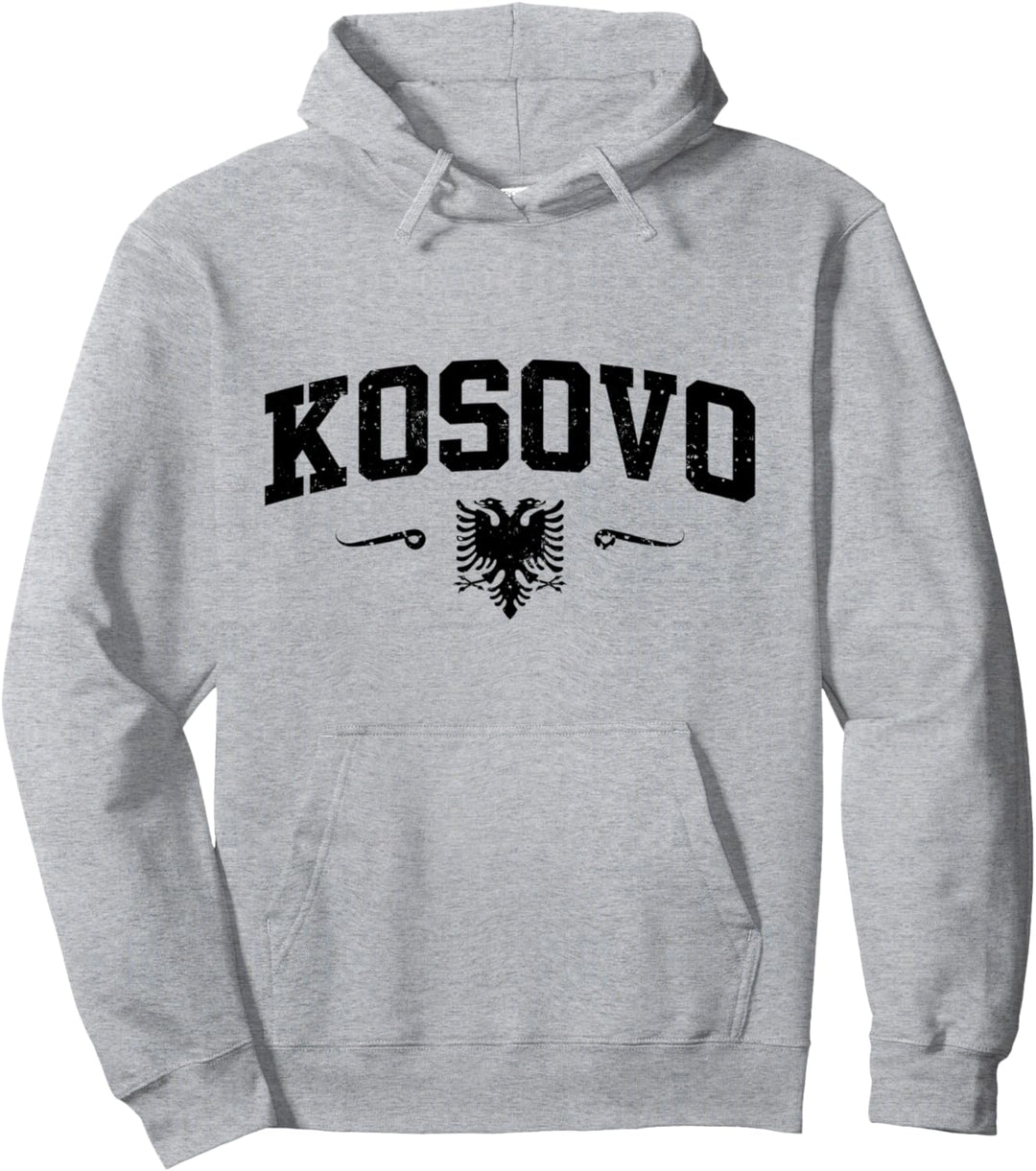 Kosovo Original mit Doppeladler Pullover Hoodie