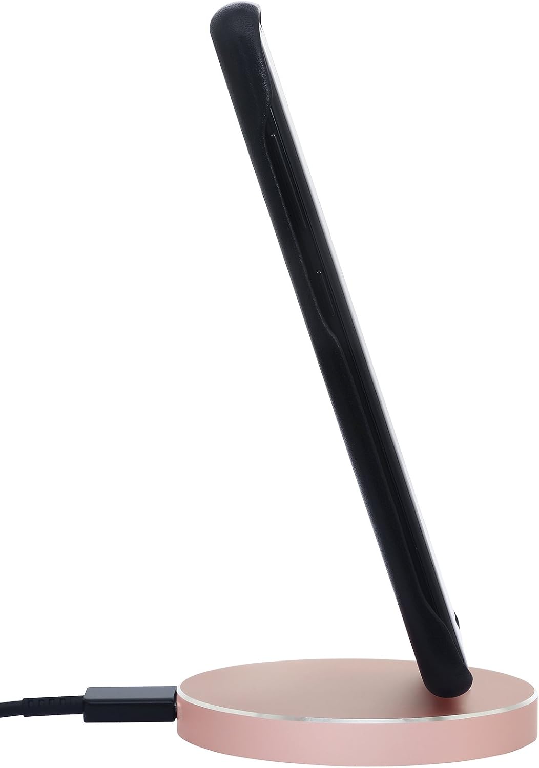 STILGUT AirDock Oval - Edle Docking Ladestation für Geräte mit USB-Typ-C-Anschluss. Design Docking-S