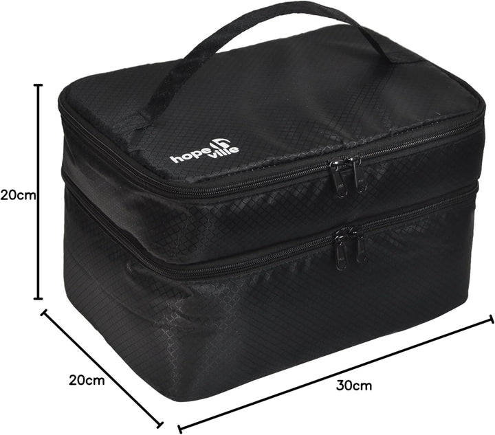 Extra grosser Reise Organizer für Damen, Premium Kosmetiktasche und Kulturtasche für Unterwäsche, Ko