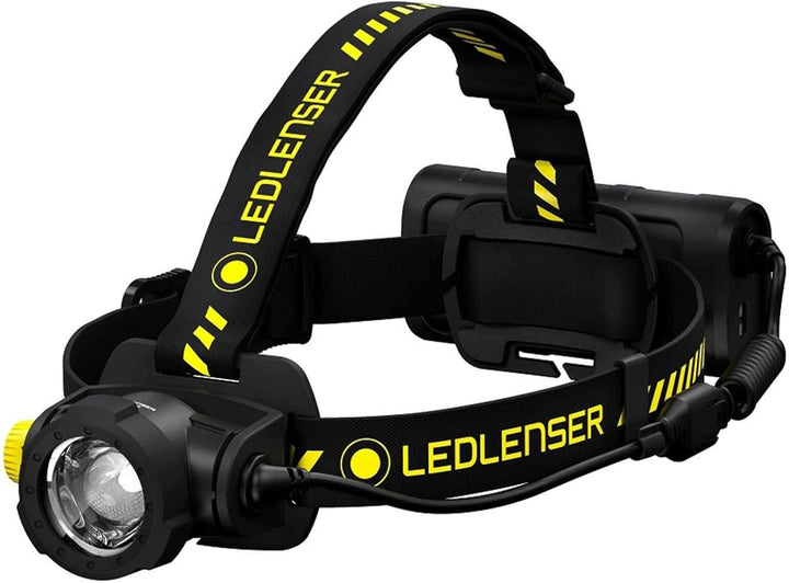 Ledlenser H15R Work Robust Stirnlampe LED, aufladbar mit Lithium Akku, wasserdicht IP67, 2500 Lumen,