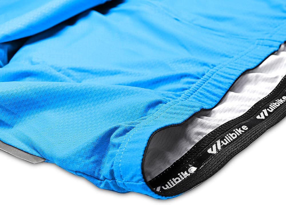 Wulibike Radtrikot Herren Langarm - Rennrad Trikot Reissverschluss mit Taschen, Frühling Herbst Atmu