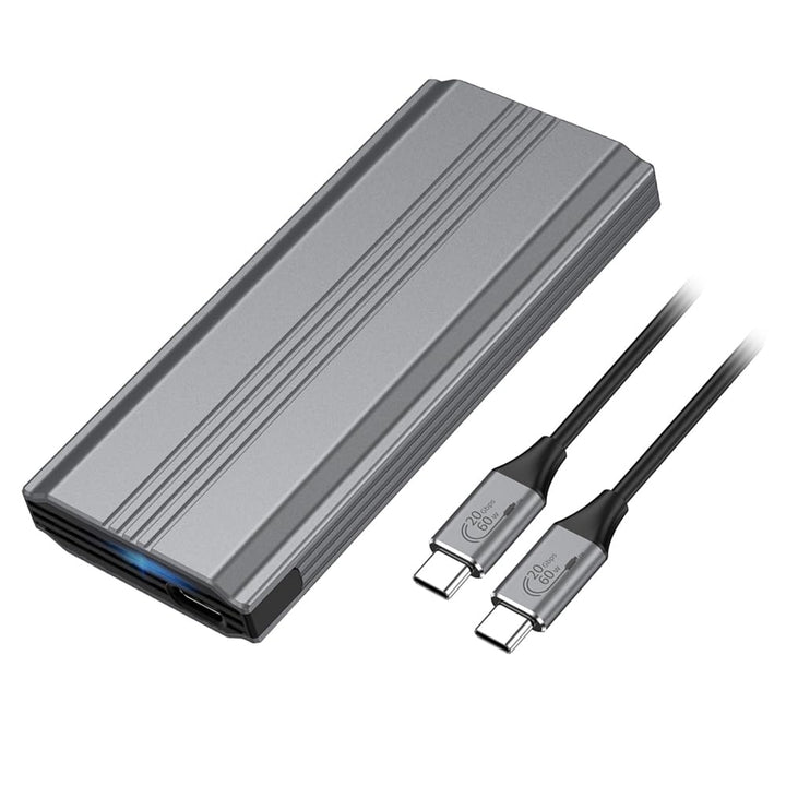 Xiwai 20 Gbit/s USB-Adapter-Lesegerät Typ-C USB 3.2 USB4 auf M-Key M.2 NGFF NVME SATA SSD PCBA Gehäu