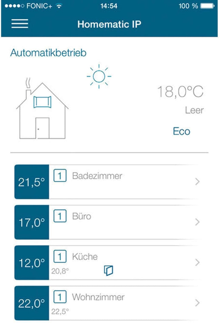 Homematic IP Smart Home Heizkörperthermostat 2er-Set, digitaler Thermostat Heizung, Heizungsthermost
