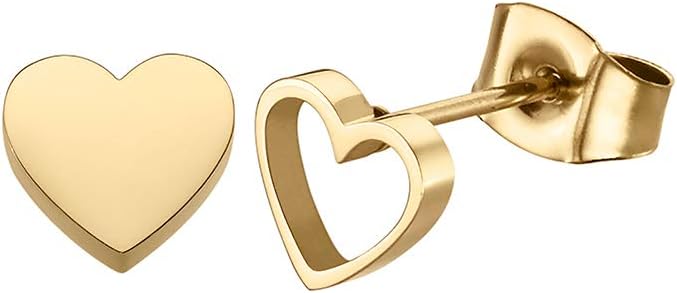 LIEBESKIND Damen-Ohrstecker Edelstahl, gold