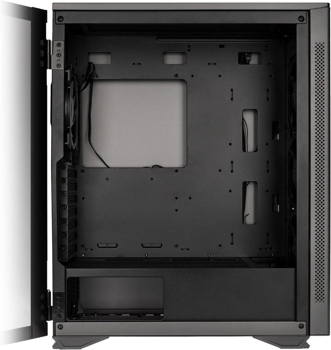 Kolink Stronghold Prism RGB Schwarz - Gaming PC Gehäuse EATX mit Mesh-Front, Abnehmbares Verdeck, Au