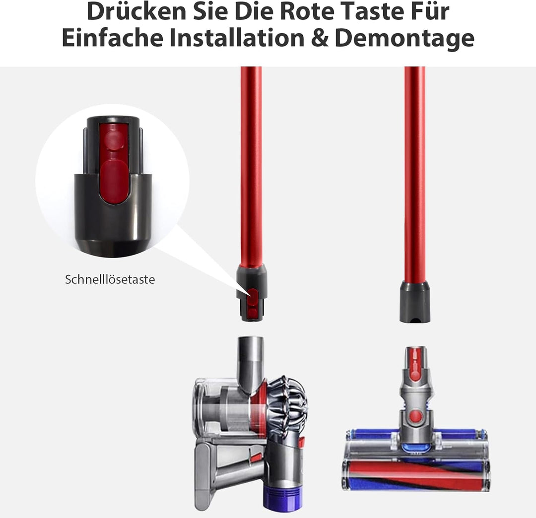Cheerhom Verlängerungsrohr für Dyson V11, Saugrohr Kompatibel mit Dyson V7 V8 V10 V11 V15, Starres T