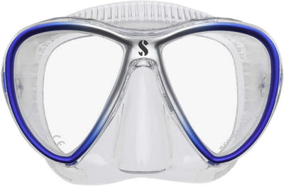 Scubapro Synergy Twin Mask with Comfort Strap schwarz/türkis, schwarz/türkis