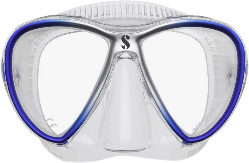 Scubapro Synergy Twin Mask with Comfort Strap schwarz/türkis, schwarz/türkis