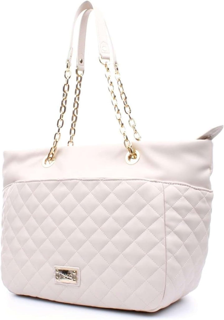 LIU JO, Damen Handtaschen, Shopper, Schultertaschen, Tote-Bag, 40 x 27 x 20 cm (B x H x T) Beige, Be