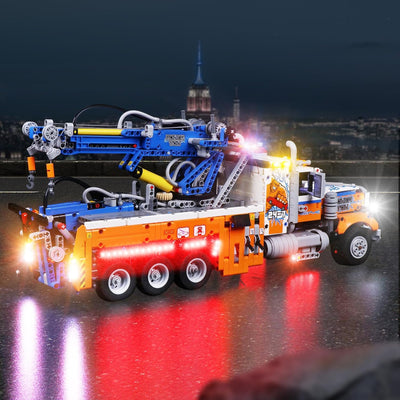 cooldac Led Beleuchtungsset für Lego Technic Schwerlast-Abschleppwagen Modellbauset, Lego Technik Kr