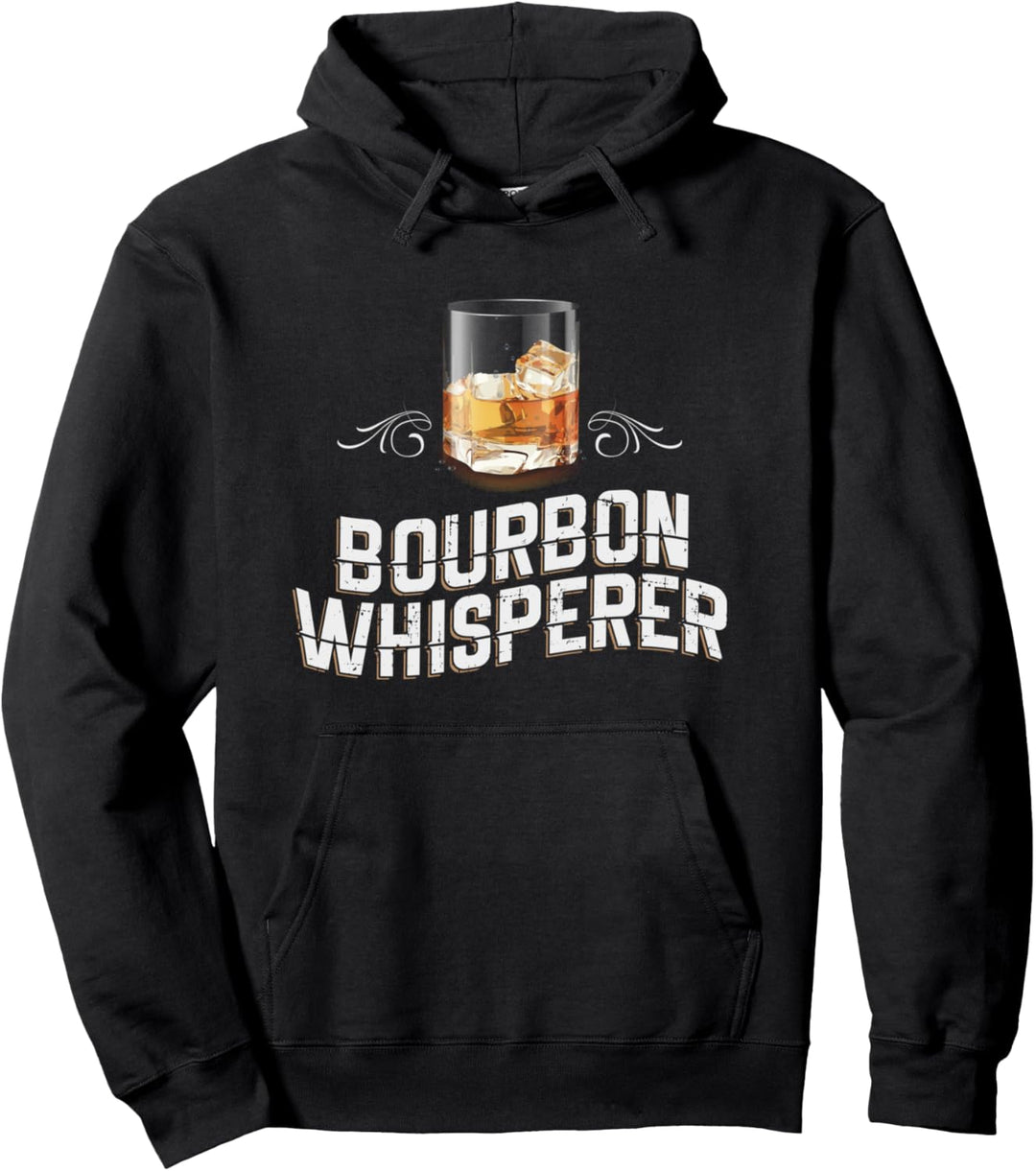 Bourbon Whisperer Whiskey Trinker Zubehör Whisky Pullover Hoodie