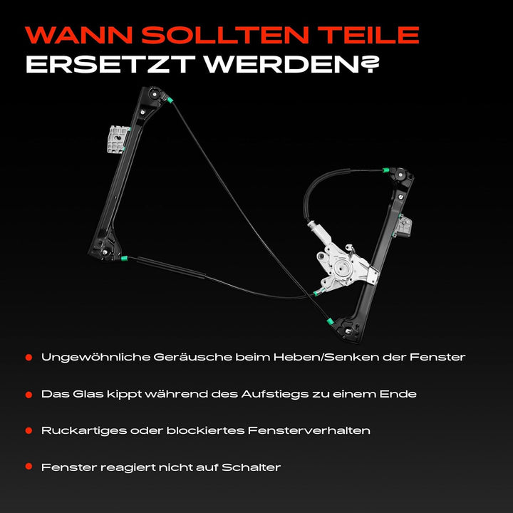 Frankberg Fensterheber Vorne Rechts Kompatibel mit 3er Cabriolet/3er Coupe E46 318 320 323 325 328 3