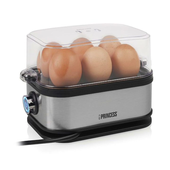 Princess 262046 Eierkocher - 6 Eier - 400 W, Silber
