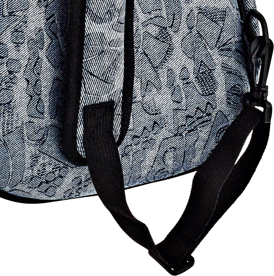 ORTEGA Gigbag für Konzert Ukulelen - Denim Look Blue (OUB-CC-BLJ)