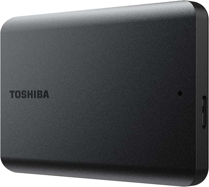 Toshiba Canvio Basics HDTB510XK3AA tragbare externe Festplatte, USB 3.0, Schwarz Modern Schwarz 1 TB