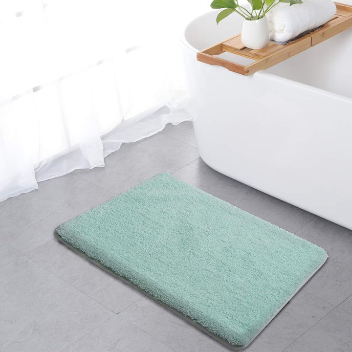 SFLXO Badematte 80cm x 50cm rutschfest-Badvorleger Maschinenwaschbar Anti-Rutsch Badteppich Weich Wa