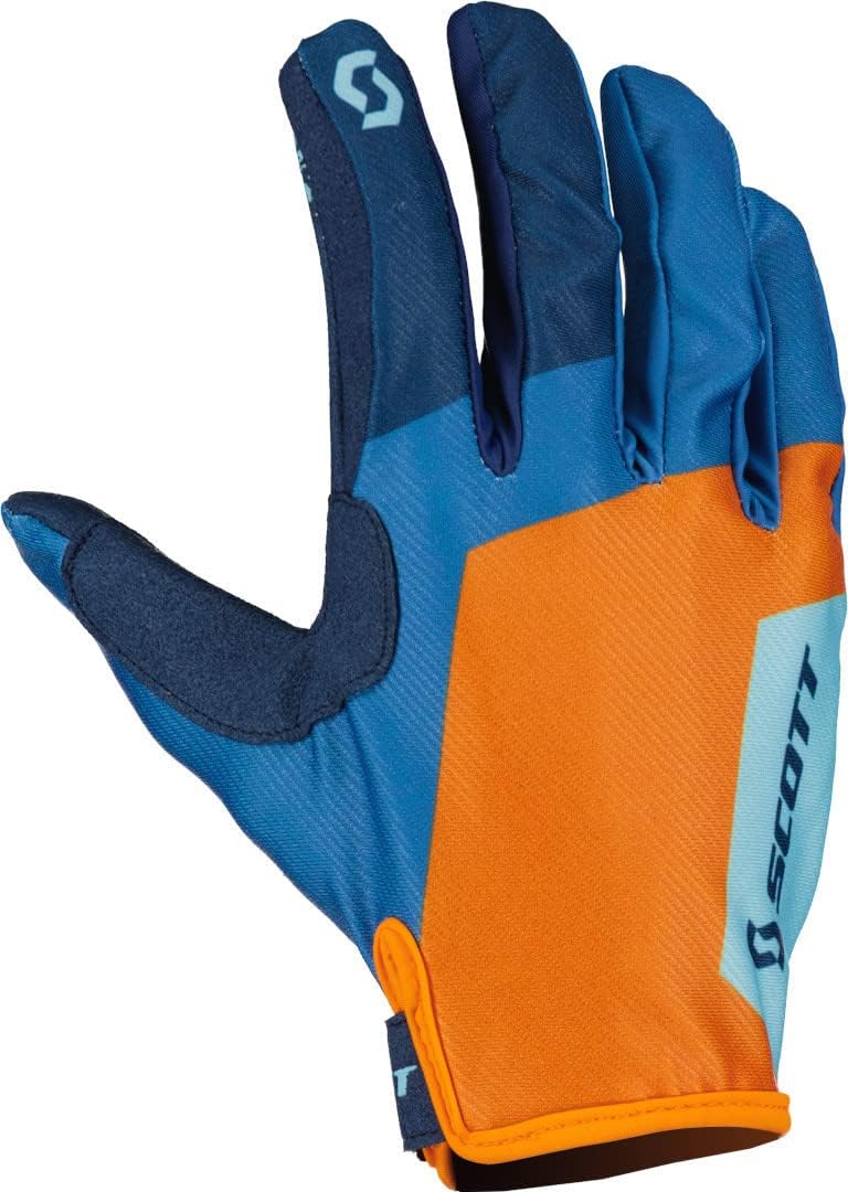 Scott 350 Race Evo MX Motocross/DH Fahrrad Handschuhe blau/orange 2023 XXL, XXL