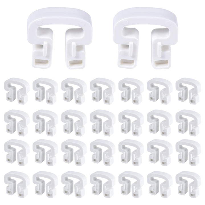 30 Stück Fussballnetz Clips, 3,2 x 3 cm ABS Netzverbindungsclips Netzverriegelungsclip Fussballtorne