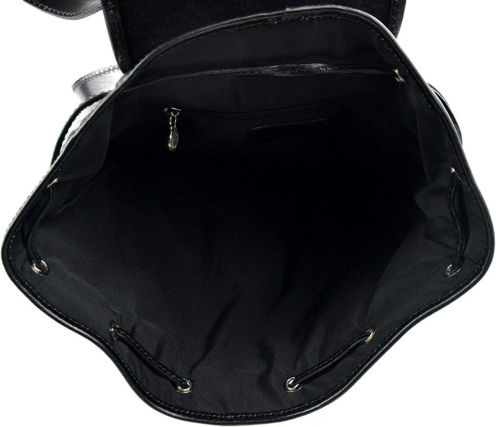 Rucksack leder schwarz rucksack damen herren reisetasche kalbsleder rucksack leder rucsack schulruck