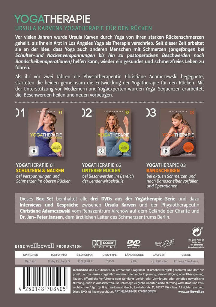 Yogatherapie 1-3 [3 DVDs], DVD