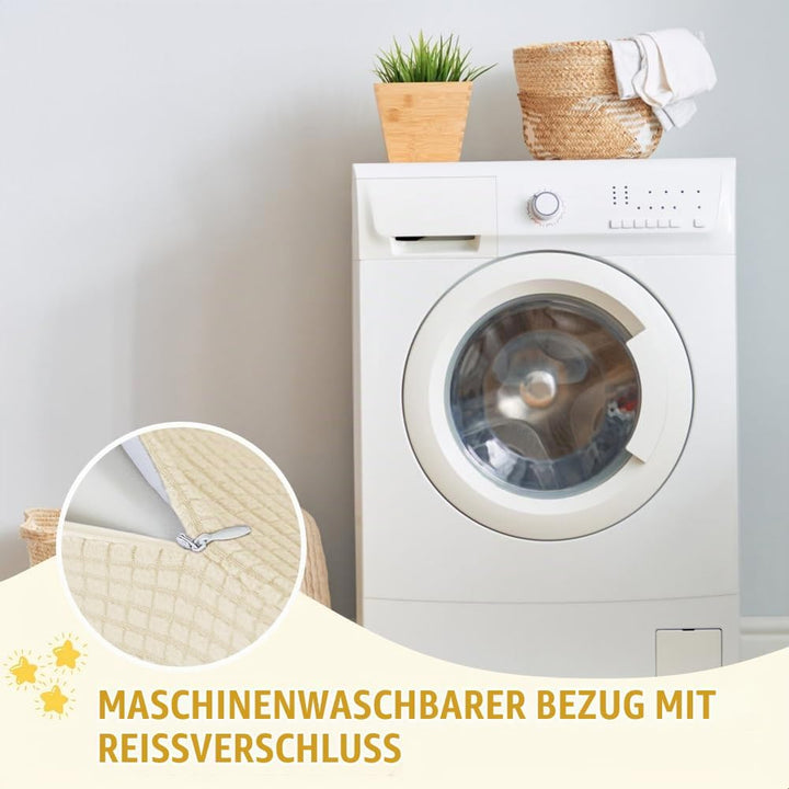 DUJUIKE Bettschutzgitter für Kleinkinder, Bettumrandung für Baby ältere Menschen, Bettgitter aus Sch