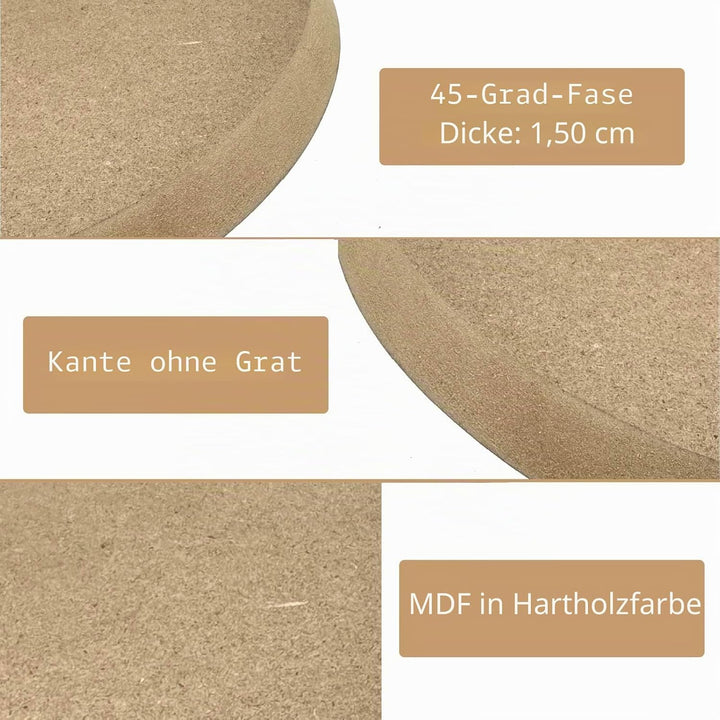 CREATCABIN Runde Formen Keramikplatten Holzformen Für Töpferwaren Formwerkzeuge Für Tontöpferwaren K